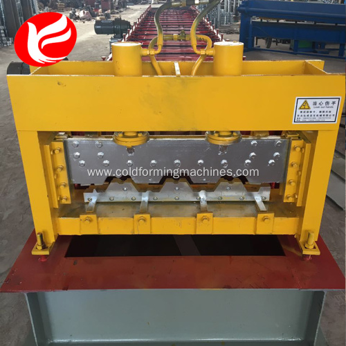 Metal steel panel floor deck roll forming machine